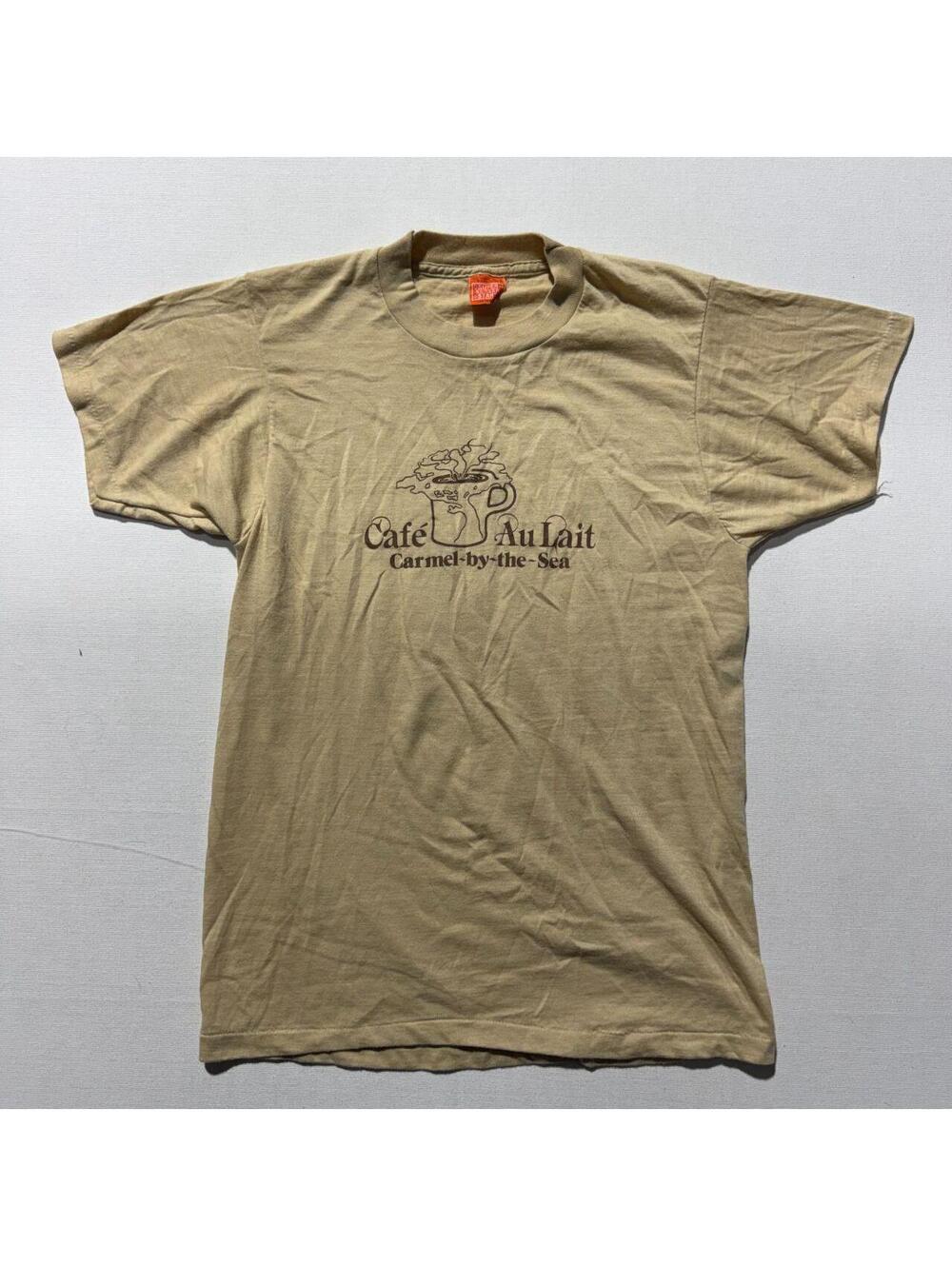 Vtg Café Au Lait Carmel-by-the-Sea Vintage Tee